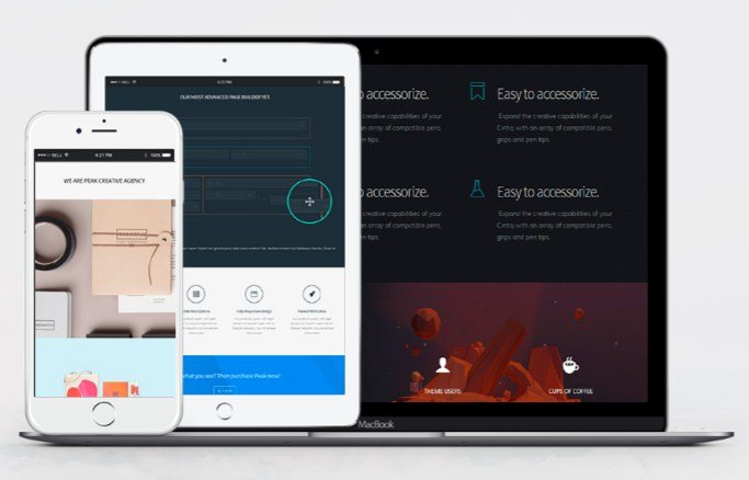 VISUALMODO PEAK WORDPRESS THEME
